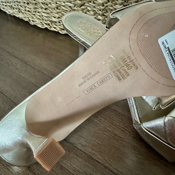 Vince Camuto Endonta Pintucked Braided Heeled Sandal - Picture 5 of 8